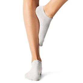 Baumwollsocken knöchelhoch grau