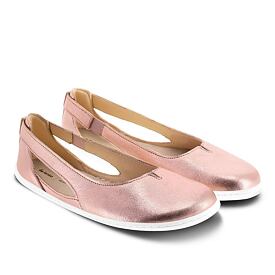 Barefoot Lederballerinas Bellissima rosa