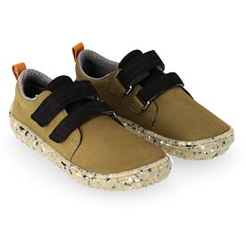 Lederschuhe barefoot für Kinder Be Lenka Jolly grün