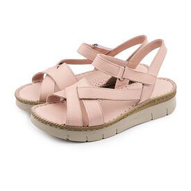 Damen Ledersandalen Apolena rosa