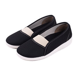 Komfortable Ballerinas für Damen schwarz-weiß