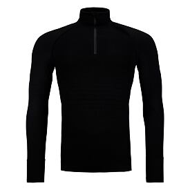 Herren-T-Shirt Merino 230 Competition Zip Neck Ortovox Just Blue