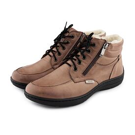 Lederschuhe für Damen knöchelhoch Gita braun