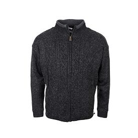 Wollpullover für Herren S13 dunkelgrau