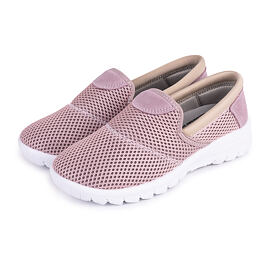 Atmungsaktive Turnschuhe für Damen rosa