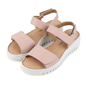 Damen Ledersandalen Lora, rosa