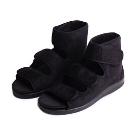Gesundheitliche Verbandschuhe offener Knöchel schwarz