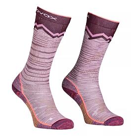 Damen Kniestrümpfe Merino Ortovox Tour Long Socks mountain rose