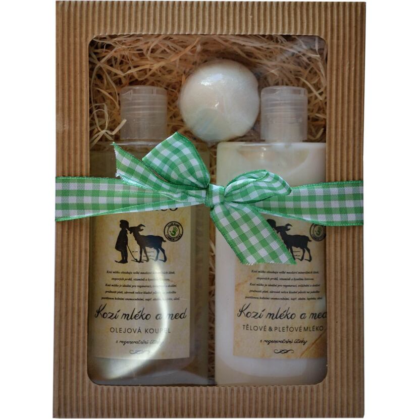 Geschenkset Ziegenmilch und Honig - klein
