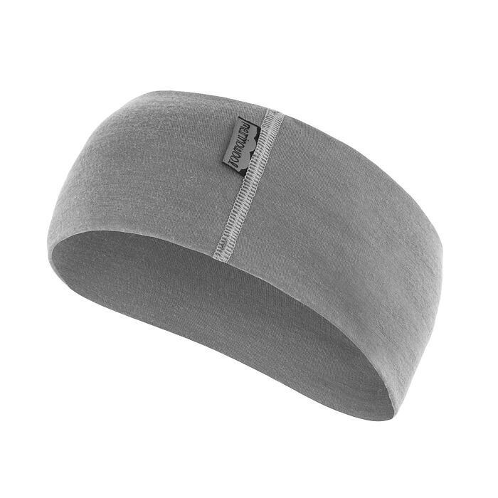 Wollstirnband Sensor Merino Active grau