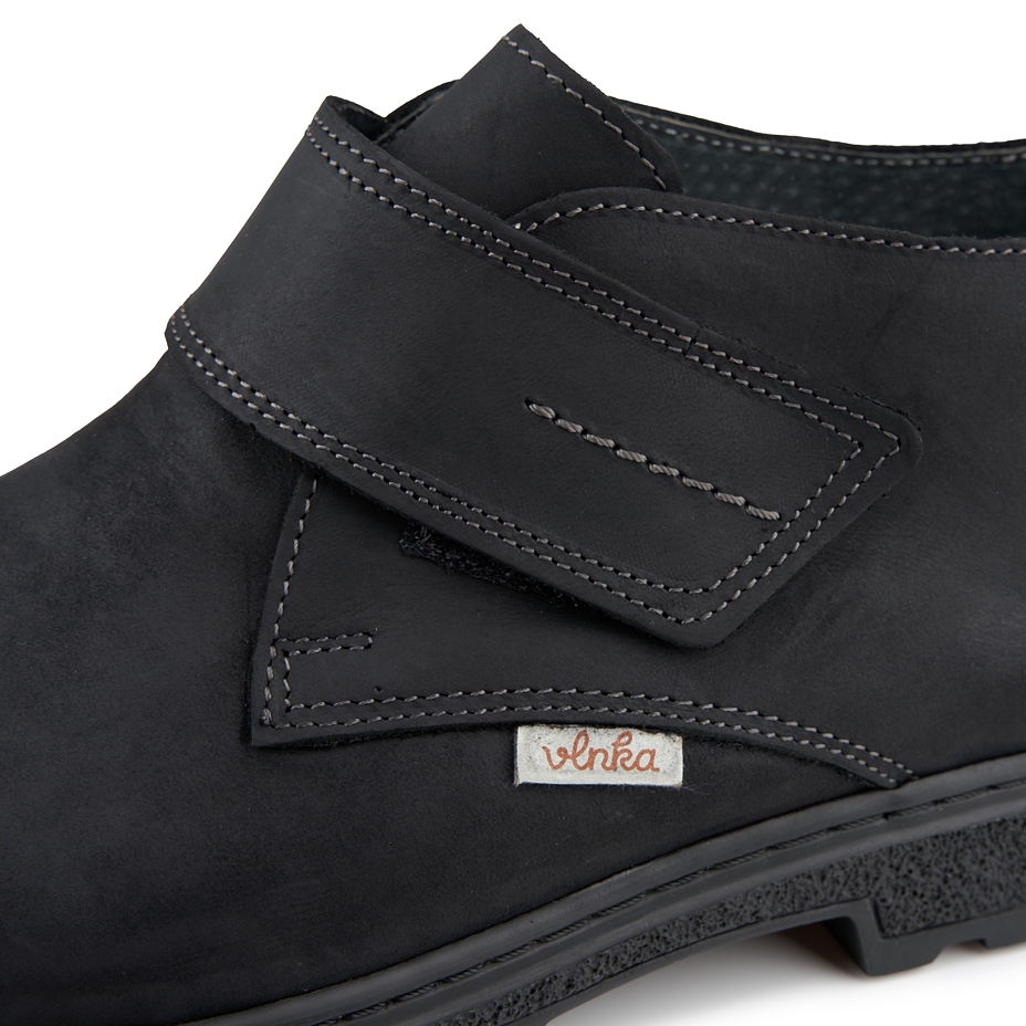 Leder-Halbschuhe für Herren Adrian schwarz