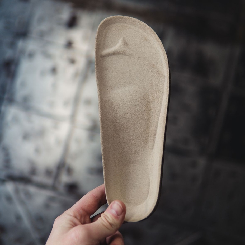 Anatomische Korkpantoletten für Damen Trepky beige