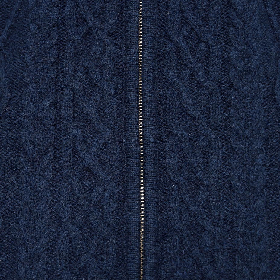 Wollpullover für Herren S13 dunkelblau