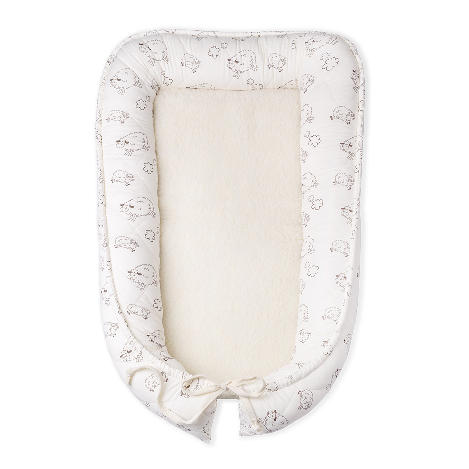 Babynest mit Schafwolle Vlnka