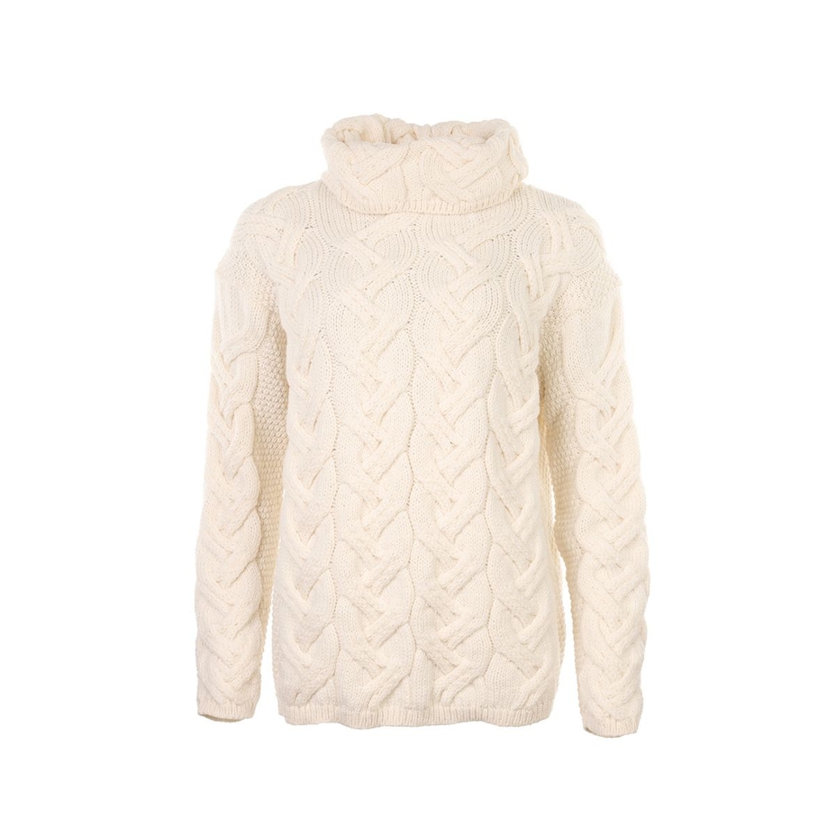 Wollpullover für Damen Vlnka S03 natürlich