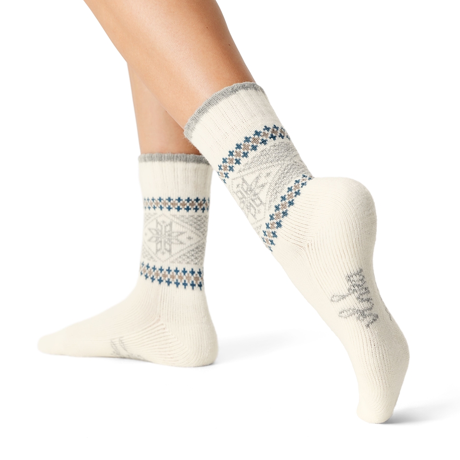 Schafwollsocken Merino "Flocke" weiß