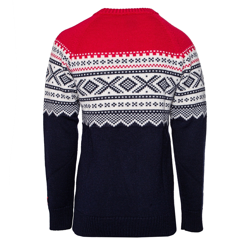 Herrenpullover Ulvang Marius Roundneck rot