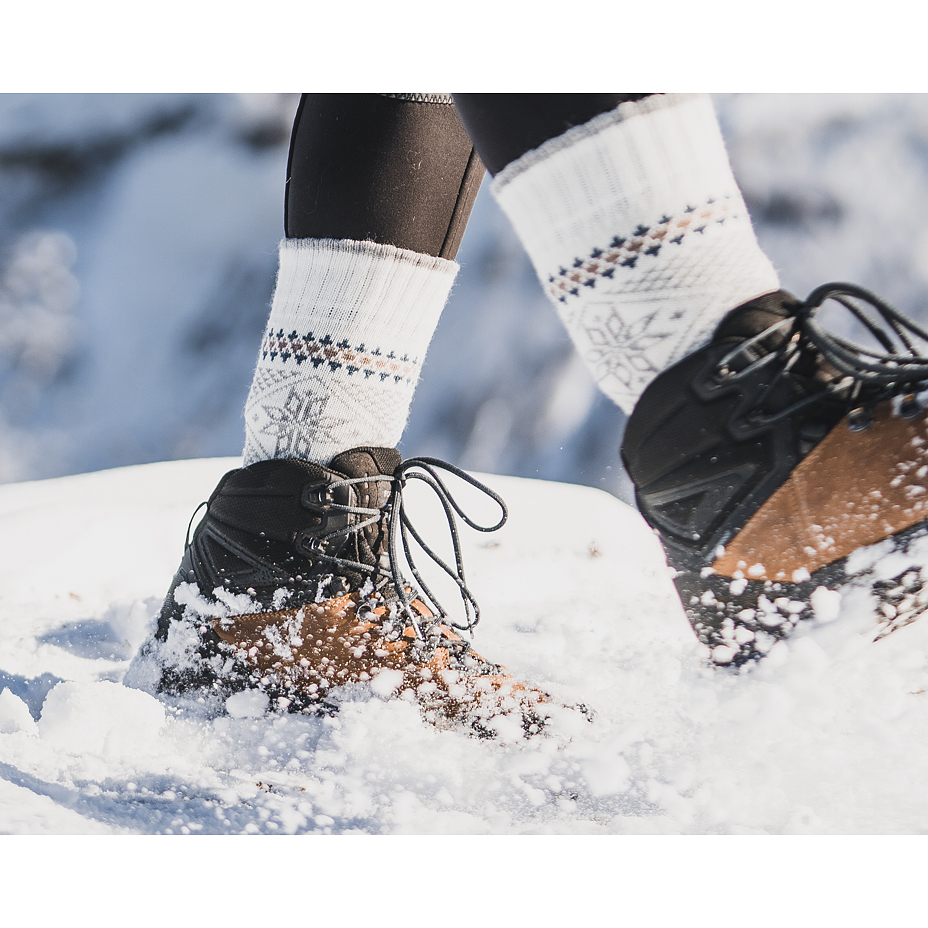 Schafwollsocken Merino "Flocke" weiß