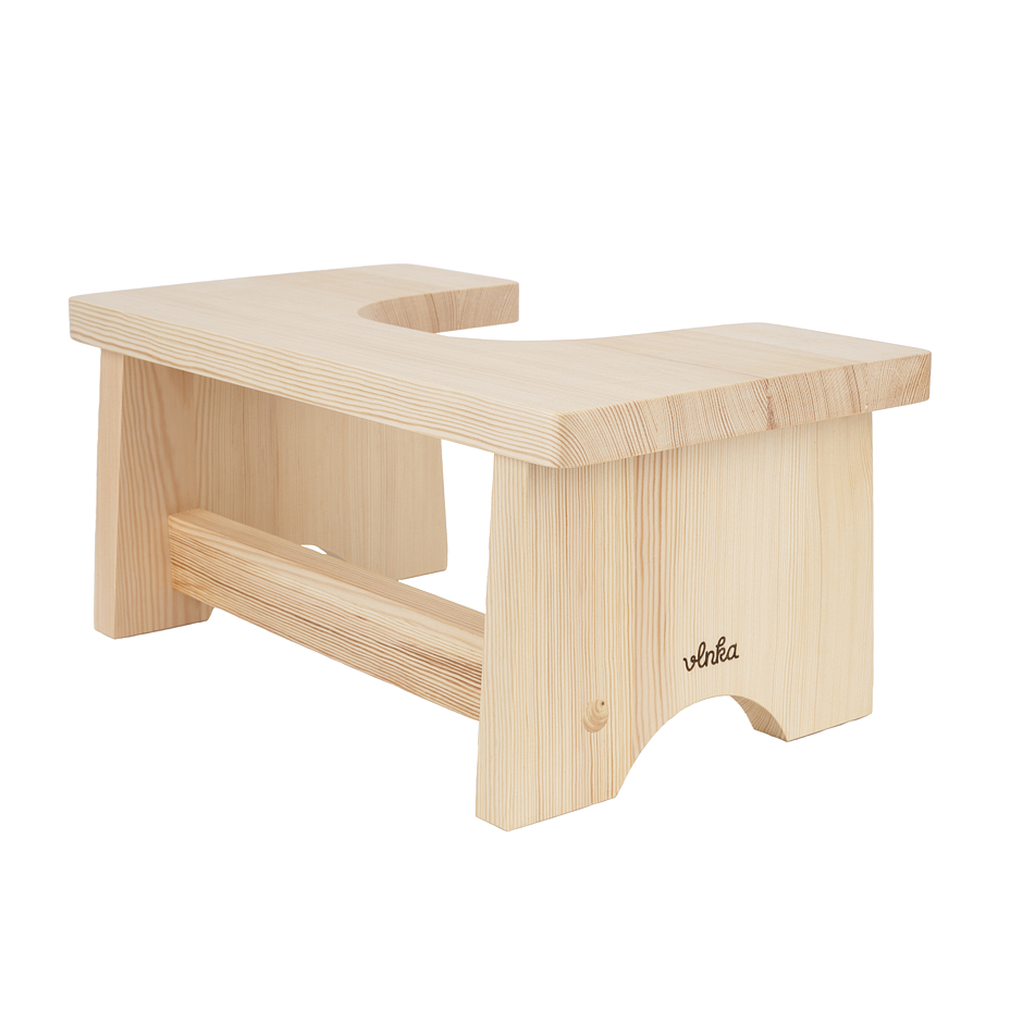 Toilettenhocker Holz