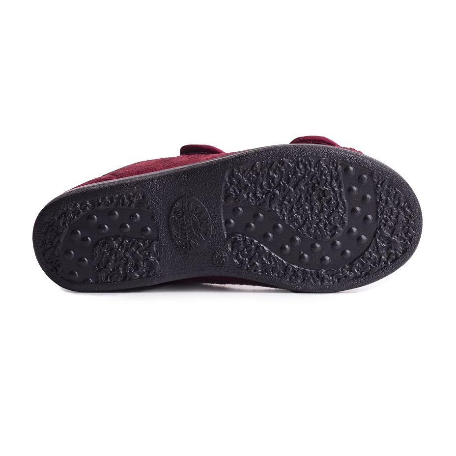 Gesundheitliche Verbandschuhe offen rot