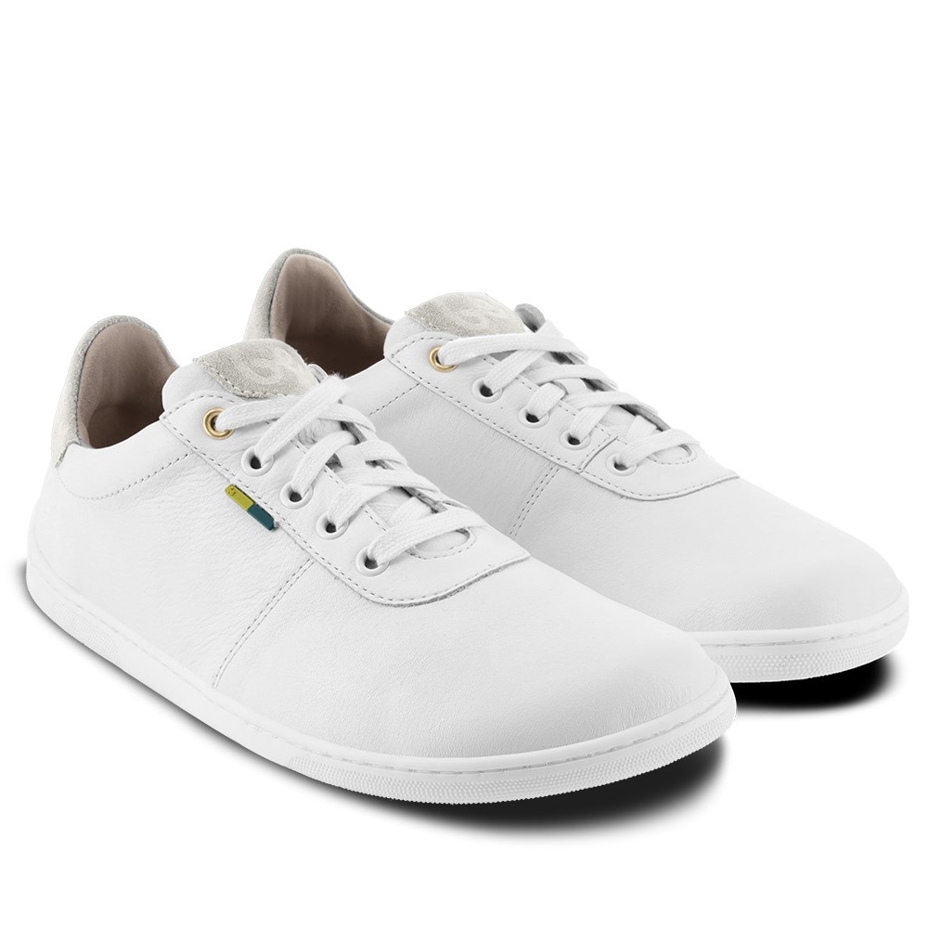 Lederschuhe barefoot Royale weiß/beige