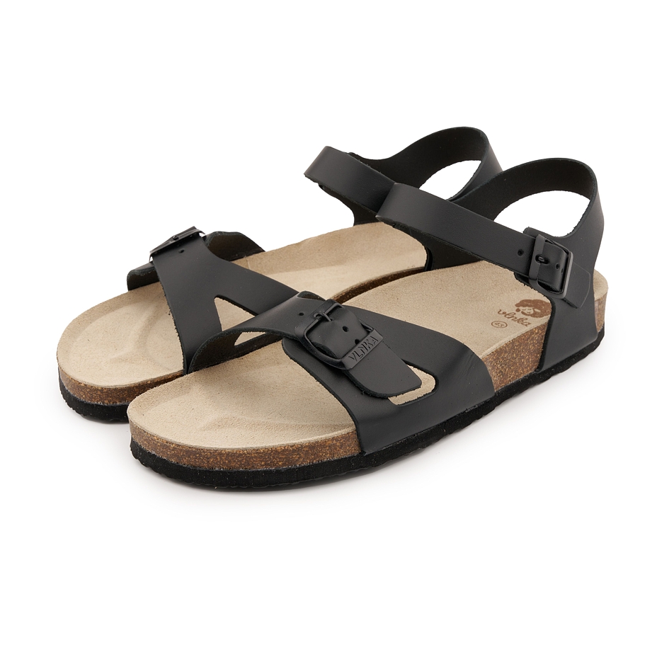 Anatomische Korksandalen für Herren Jindra schwarz