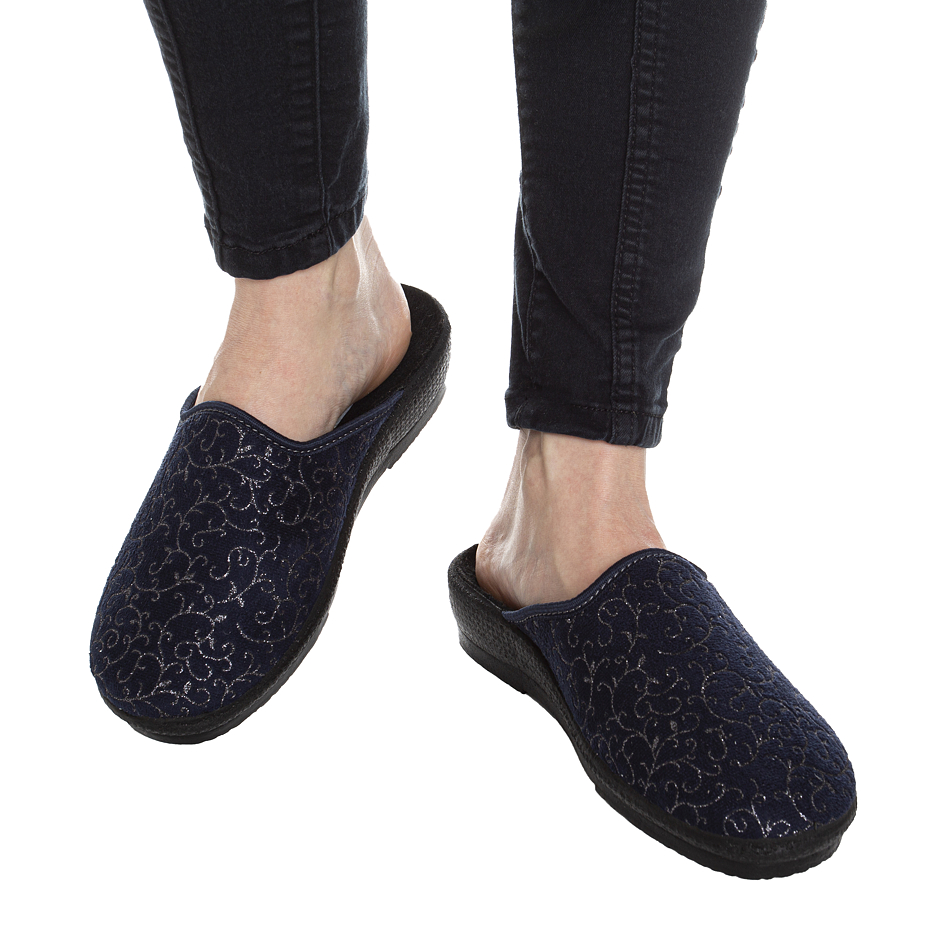 Damenpantoffeln Irena blau