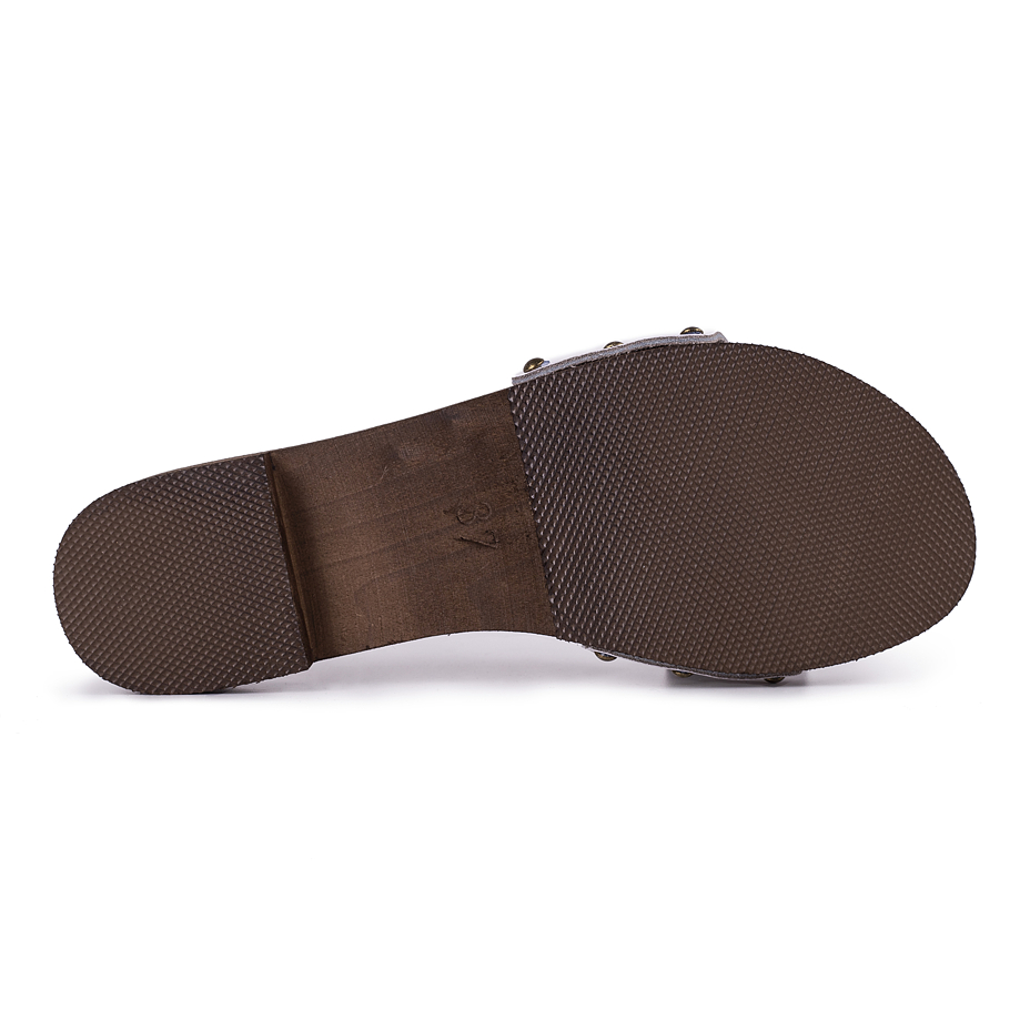 Niedrige Clogs für Damen weiß