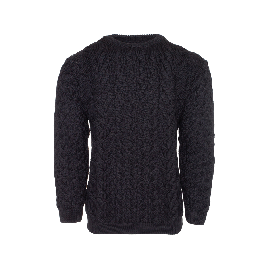 Wollpullover Vlnka S08 schwarz