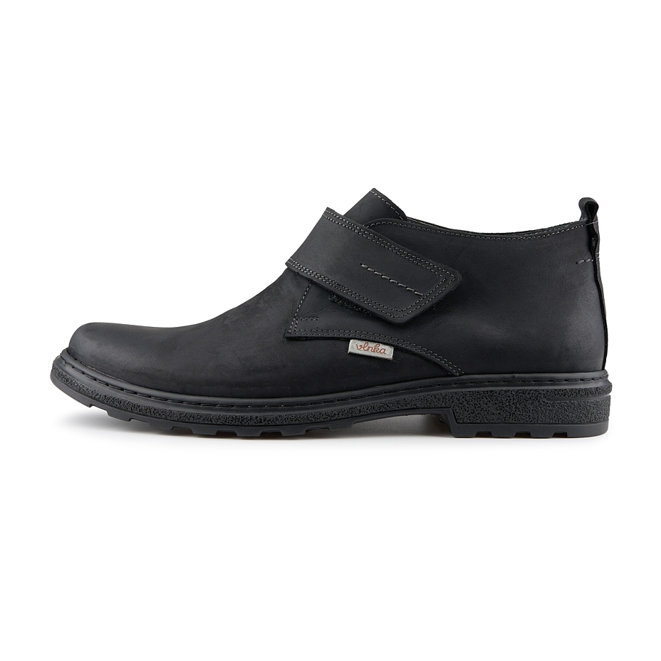 Leder-Halbschuhe für Herren Adrian schwarz
