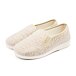 Hausschuhe aus Wollfliz beige