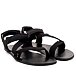 Ledersandalen barefoot Flexi schwarz