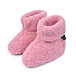 Kinder-TV-Hausschuhe aus Merinowolle, Rosa